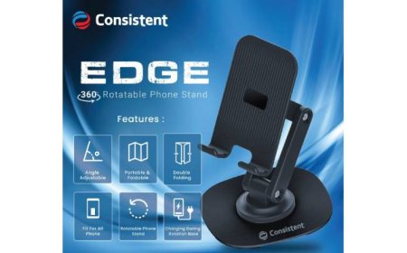 Consistent Infosystems Launches EDGE 360° Rotatable Phone Stand