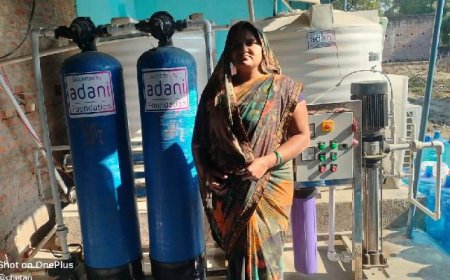 Adani Foundation at ACC Tikaria empowers rural women through sustainable RO Plant initiative