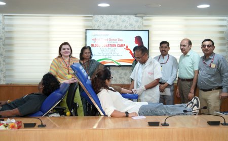 Legal Affairs Department Organizes Blood Donation Camp Ahead of World Blood Donor Day
