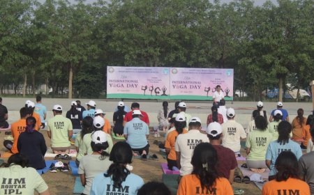 IIM Rohtak Celebrates 11th International Yoga Day with Enthusiasm and Unity