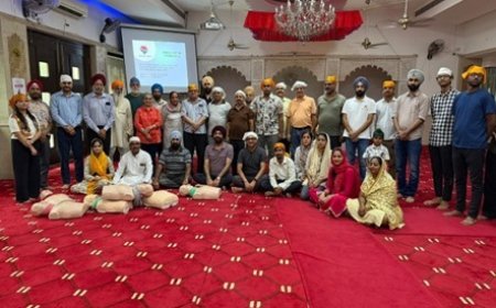 लाजपत नगर गुरुद्वारे में CPR प्रशिक्षण शिविर से 40 से अधिक परिवार बनें जीवन रक्षक
