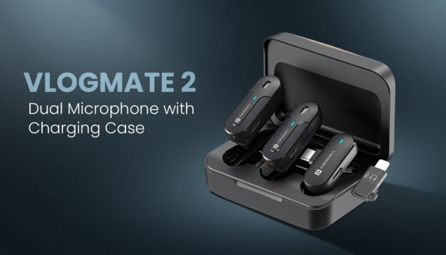 Portronics Vlogmate 2: The Ultimate Dual-Mic Wireless Recording Solution for Creators