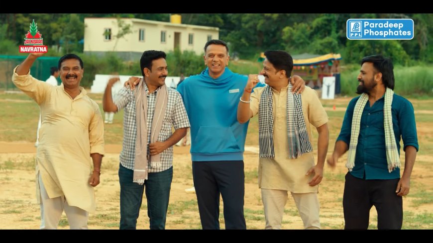 Paradeep Phosphates Onboards Rahul Dravid as Brand Ambassador to Champion Innovative and Sustainable Farming Solutions