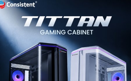 Consistent Infosystems launches TITTAN Black & White Gaming Cabinet with USB Type-C and Support for Up to 8 Cooling Fans