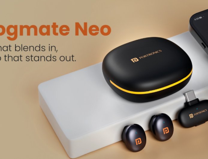 Portronics launches VlogMate Neo: Mini Type-C Wireless Microphone with AI Feature