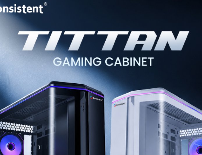 Consistent Infosystems launches TITTAN Black & White Gaming Cabinet with USB Type-C and Support for Up to 8 Cooling Fans