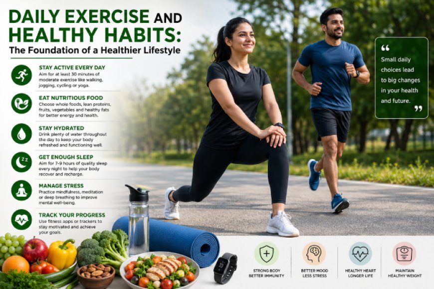 Daily Exercise and Healthy Habits: The Foundation of a Healthier Lifestyle