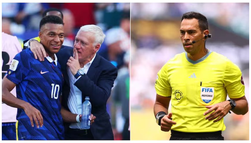 Argentine referee for France quarterfinal? Coach Deschamps deflects pre-match drama