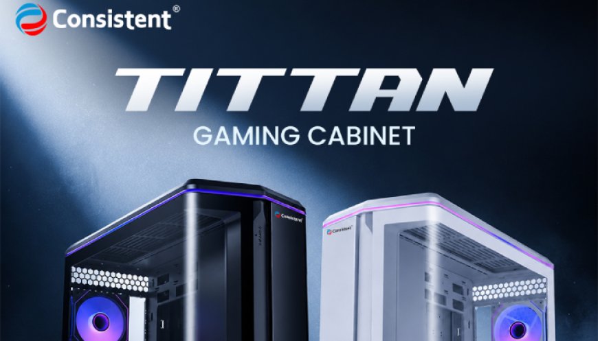 Consistent Infosystems launches TITTAN Black & White Gaming Cabinet with USB Type-C and Support for Up to 8 Cooling Fans