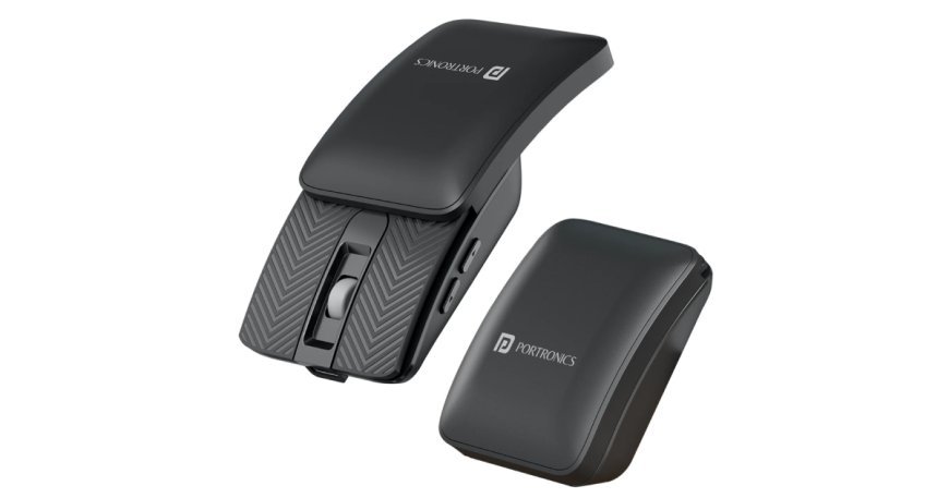 Portronics Launches Toad Fold Foldable Wireless Mouse With Dual-Mode Connectivity