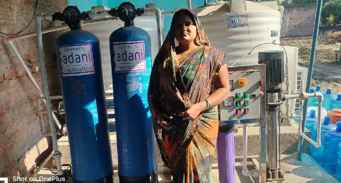 Adani Foundation at ACC Tikaria empowers rural women through sustainable RO Plant initiative