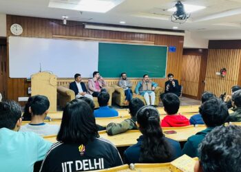 Literature Fest Literati organised at IIT Delhi, Kaivalya Publications and Writers Community also participated in the panel discussion on book publishing